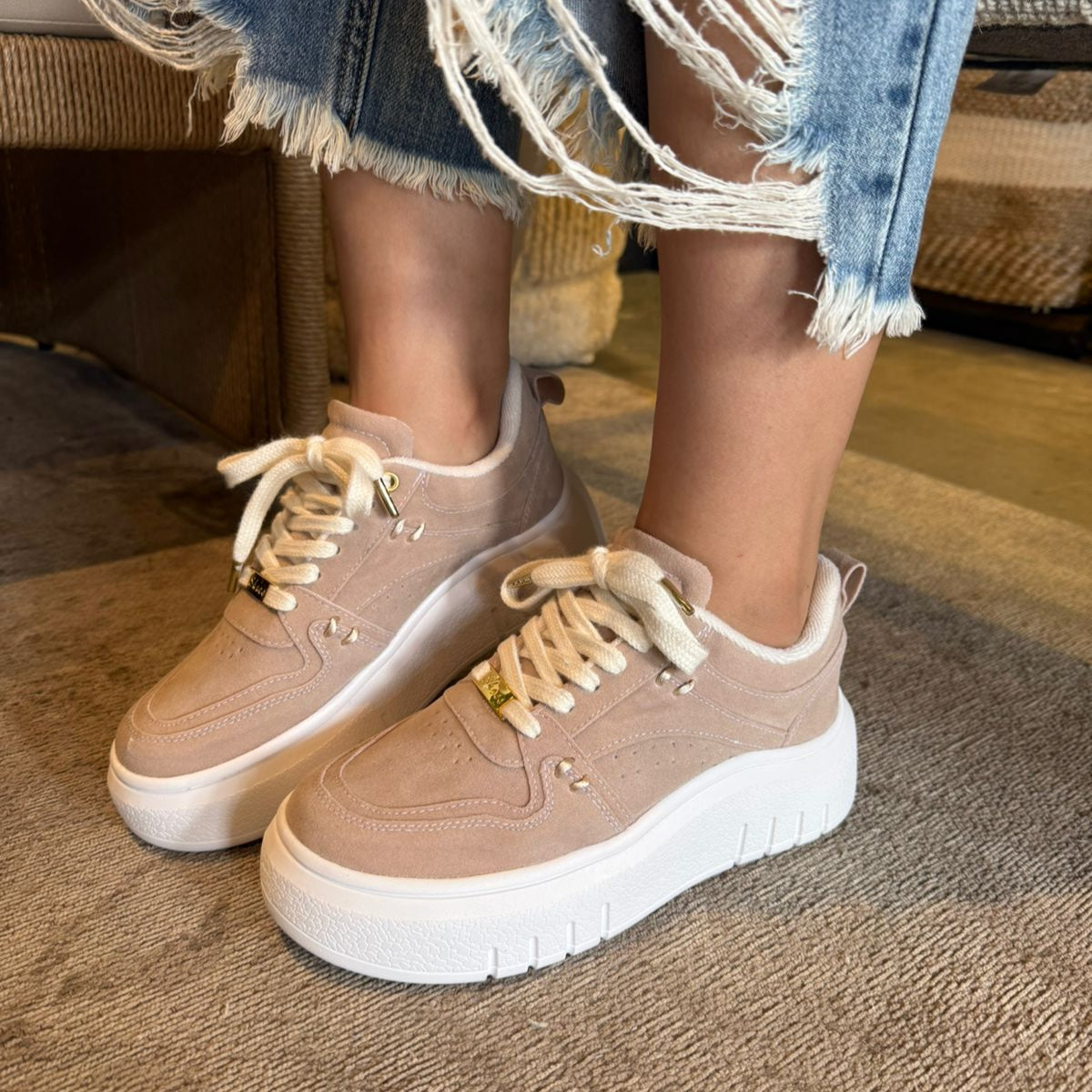 TENIS BENJAMIN BEIGE