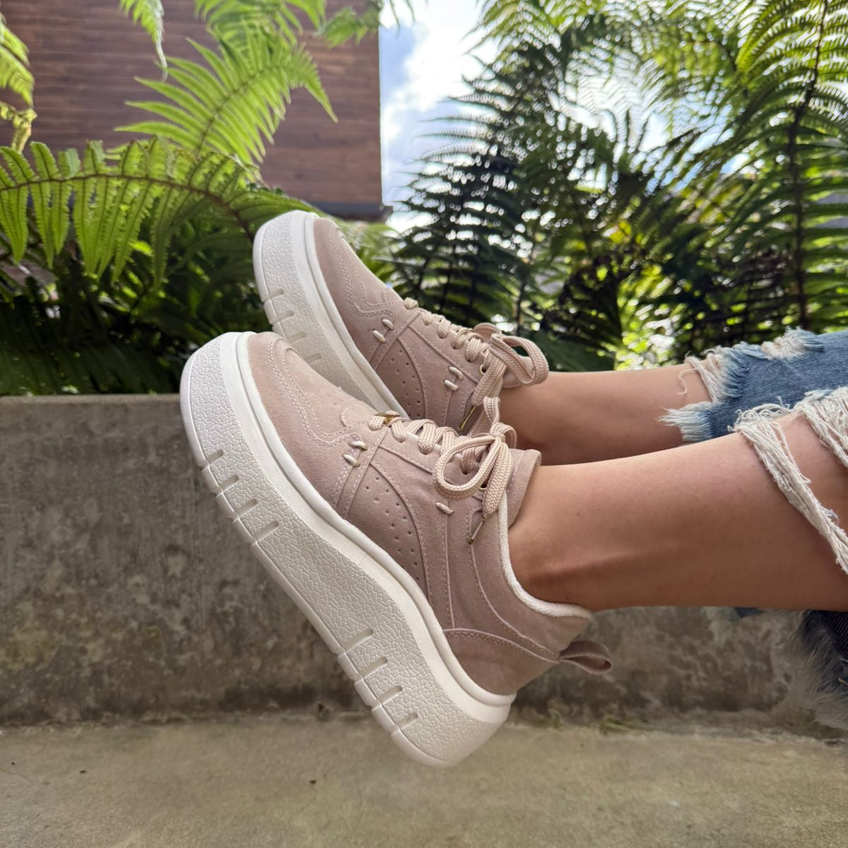 TENIS BENJAMIN BEIGE