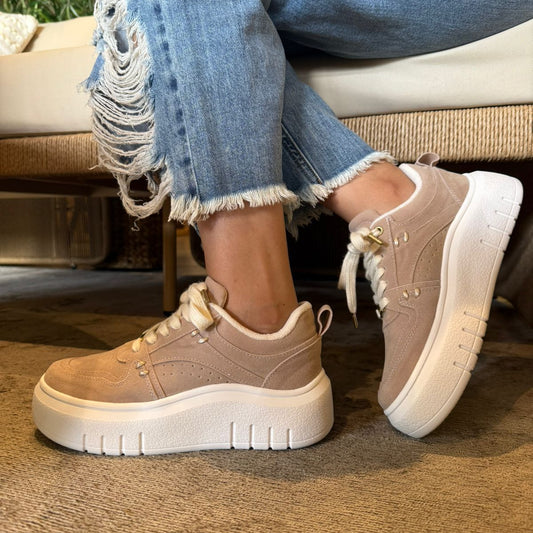 TENIS BENJAMIN BEIGE