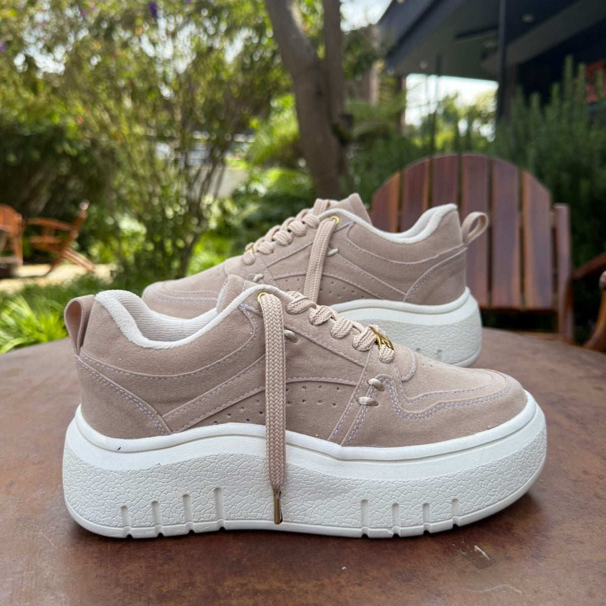 TENIS BENJAMIN BEIGE